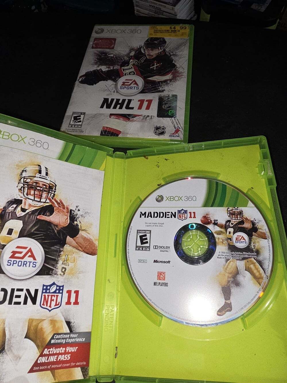 6 Xbox 360 Sports Lot UFC 2010 Madden 11 NHL 11 NBA 2023 MLB 2013 - Picture 5 of 5